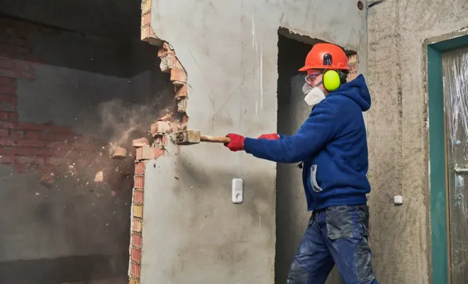 Démolition de mur, Strasbourg, Big Ravalement